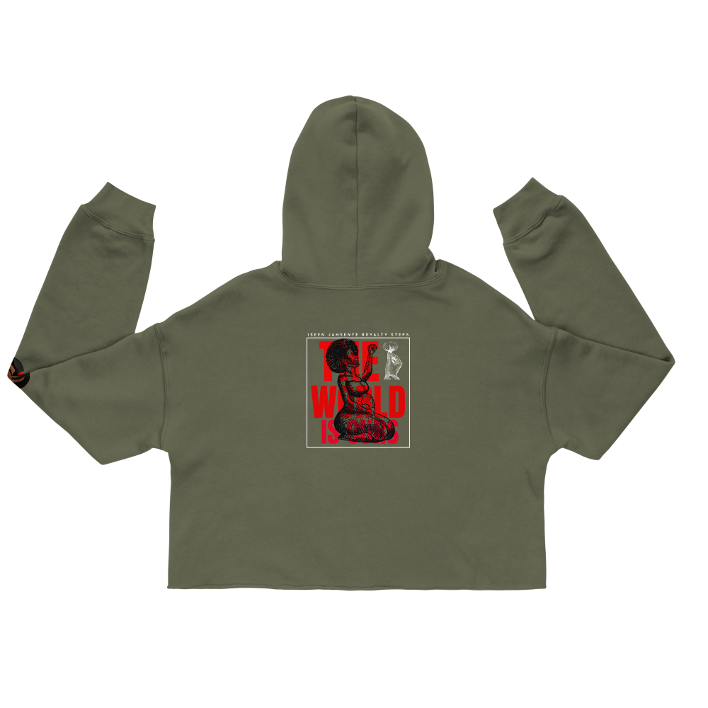 Is Ours Female Crop Hoodie