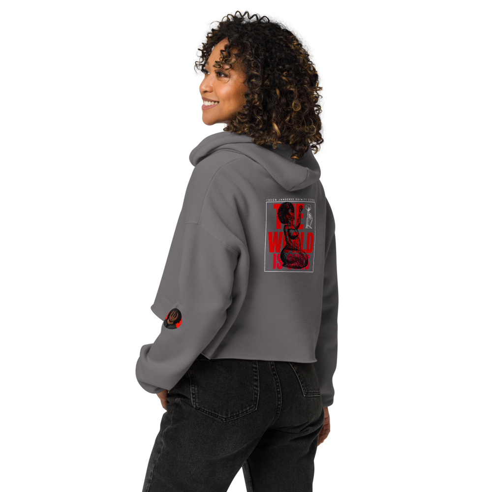 Is Ours Female Crop Hoodie