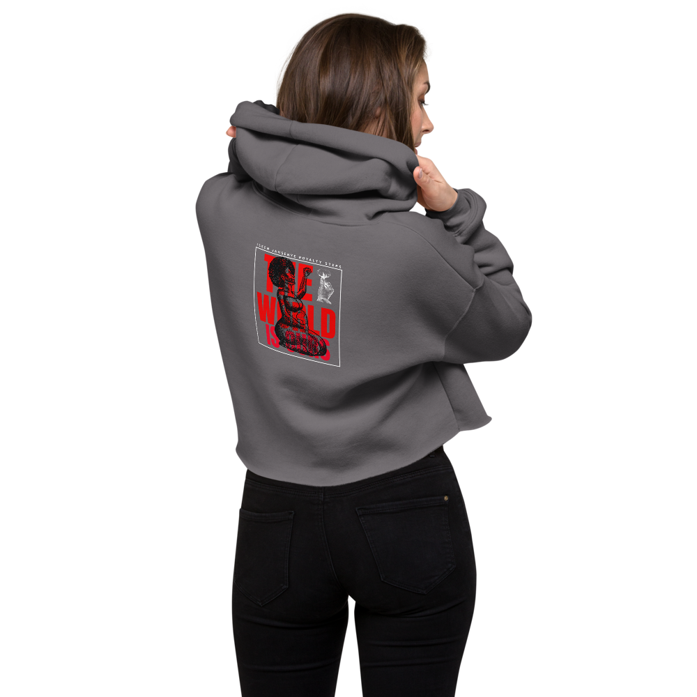 Is Ours Female Crop Hoodie